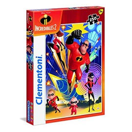 Clementoni Supercolor – The Incredibles 2-250 Pieces Puzzle, 29056, Multicolour