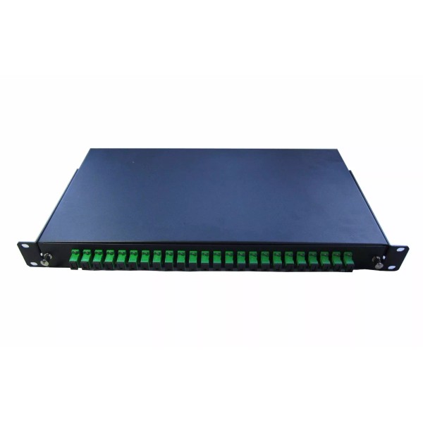 FiberOpticDistribution Fiber Optic Patch Panel,1U,Rackm