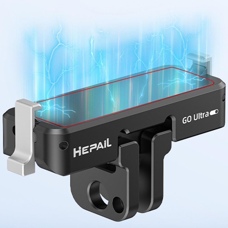 Honbobo Magnetic Mount for Insta360 GO Ultra, Quick Release Mount