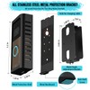 Anti-Theft Doorbell Mount with Adjustable Angle(45-135 Degrees),Upgraded Steel Metal Bracket