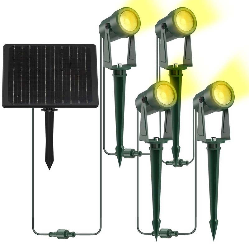ZYAN 13FT(2x6.5FT) Solar Landscape Lights Extension Cable, Suitable for ZYAN