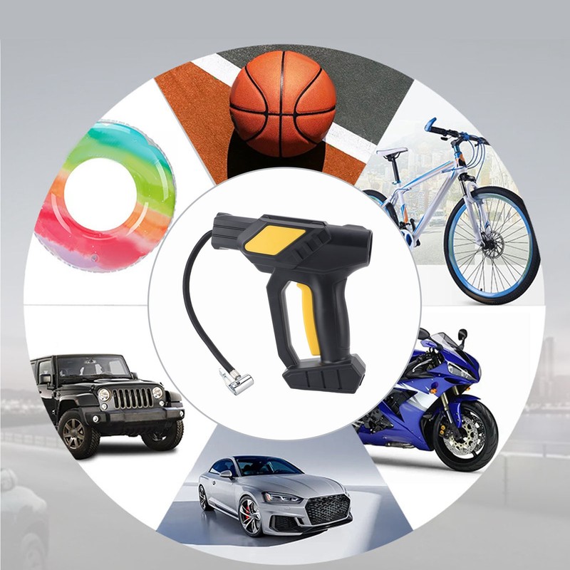 Car Cordless Air Pump Portable Efficient Digital Display Handheld Tire