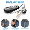 Screwdriver Keyring Set Comprise Flathead Screwdriver and Phillips Screwdriver&Wrench Tool,Portable