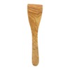 HOFMEISTER® Spatula with Curved Head and Typical Olive Wood Grain