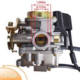 TJHSM Carburetor GY6 50cc Replacement for GY6 50cc 100cc Big Bore 20mm Carb Scooter Moped
