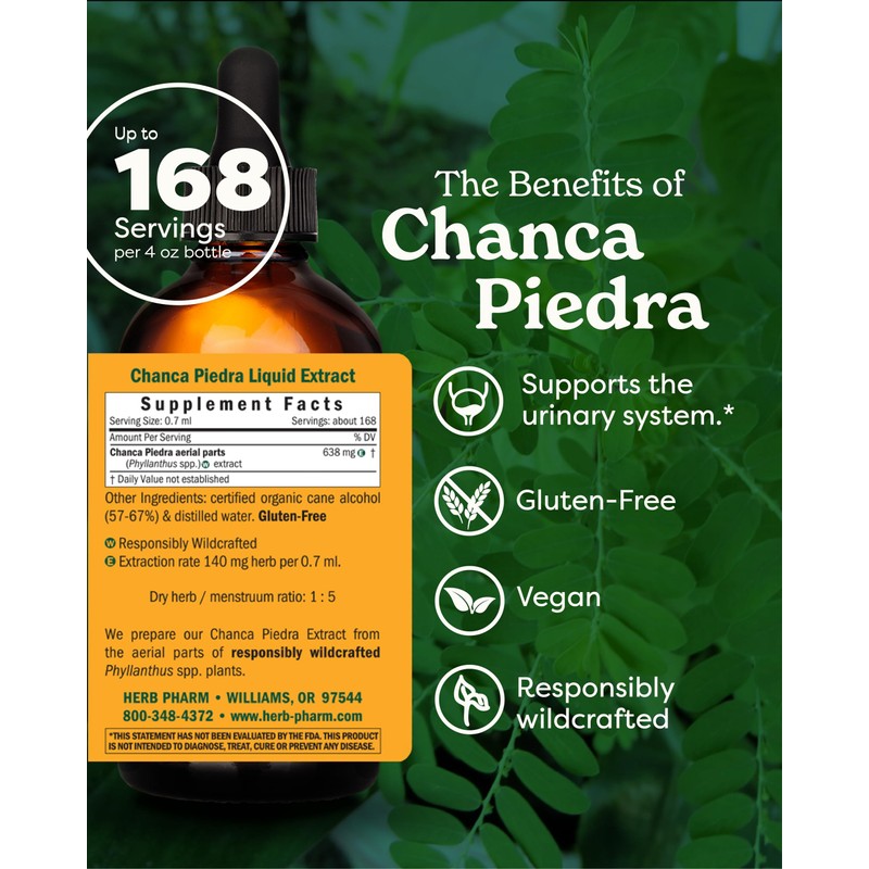 Herb Pharm Chanca Piedra Liquid Extract for Urinary System Support