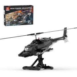 iREOGAME MOC-149250 Helicopter Model Assembly Building Blocks Set (1039PCS)