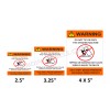 vendinglabels.com Tip Warning Anti theft Crane Claw candy vending machine Label Sticker Decal - 3.25", Outside Mount (regular decal)