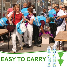 Baderke 62 Pcs Includes 20 Tube for Women 40 Reusable Wrappers 2 Silicone Funnels