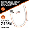 DeWay Fuel Transfer Pump for Gas Can with Basic Clip-On