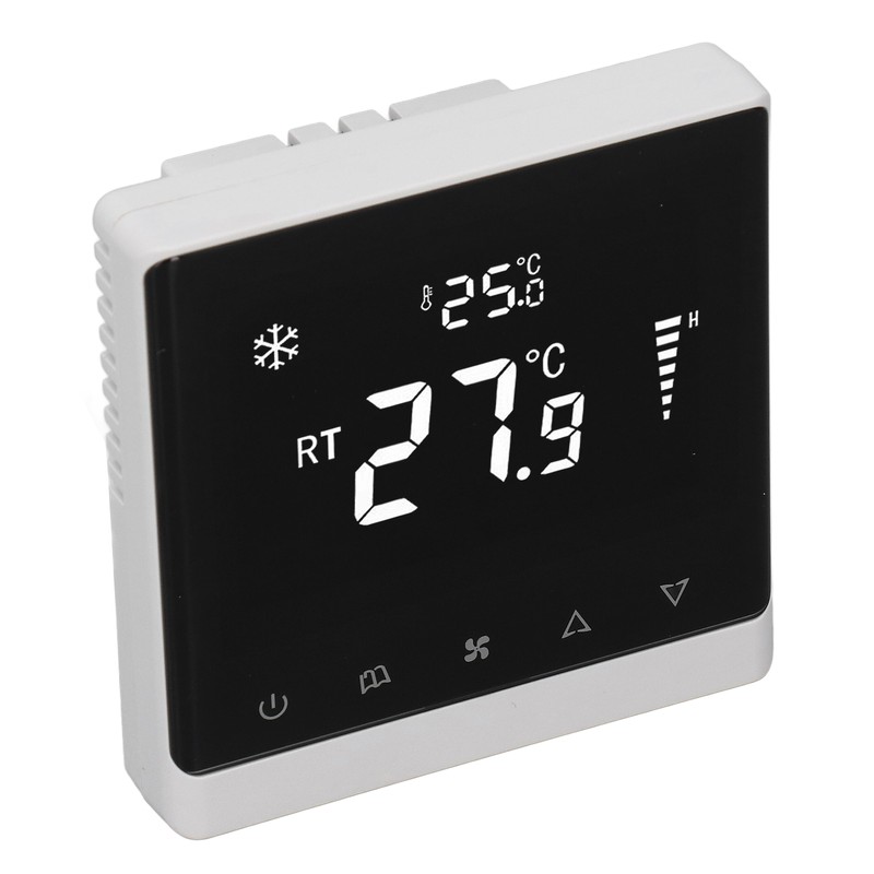 Air Conditioning Fan Thermostat Home Touchscreen Thermostat Panel Temperature Controller