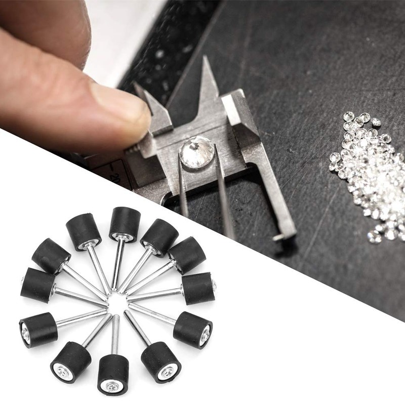 Dremel Sanding Drum Mandrels 12Pcs Drum Rubber Mandrels 1/8 inch