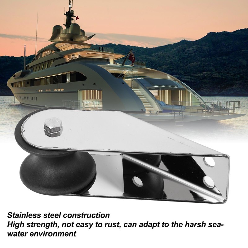 Jiawu Bow Anchor Roller, 6.5 Inch, Heavy Duty Stainless Steel