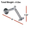 Body-Solid Tools MB504 Triceps Pressdown Bar Attachment for Cable Machines,