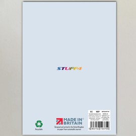 Stuff4 Grandpa Birthday Card - Roarsome Grandpasaurus - Happy Birthday Card for Grandpa from Grandson Granddaughter, A5 Dinosaur Bday Greeting Cards