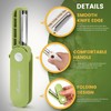 LELE LIFE 4Pcs Foldable Vegetable Peeler for Travel Camping Kitchen,
