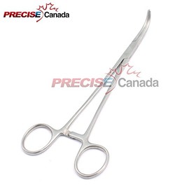 PRECISE CANADA: SCHNIDT Forceps 7.5" Half Curved German Grade