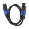 Professional Speaker Cable 3.3ft Long PVC Male Female Quick Twist