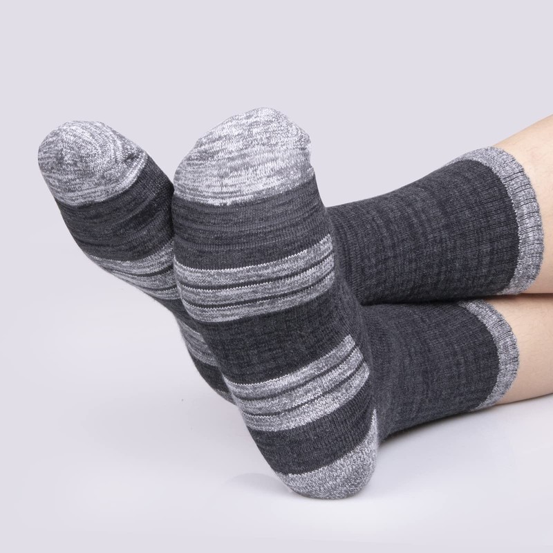 Yuedge Men's Socks, For Sports, Outdoor Wear, Trekking, Climbing, Antibacterial,