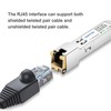 QSFPTEK 10G SFP+ to RJ45 Copper Module, 10GBASE-T SFP RJ-45