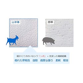 Simon GT-717 Leather Gloves for Work, Goat Leather Gloves, Durable, Comfortable, L, White