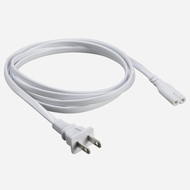 HyperJuice C7 Extension Power Cord — Enhance Your GaN Charger with an Extended, Secure, Desktop Charging Station — Secure IEC Power Cable, Travel-Ready Two Prong Extension Cord (White)