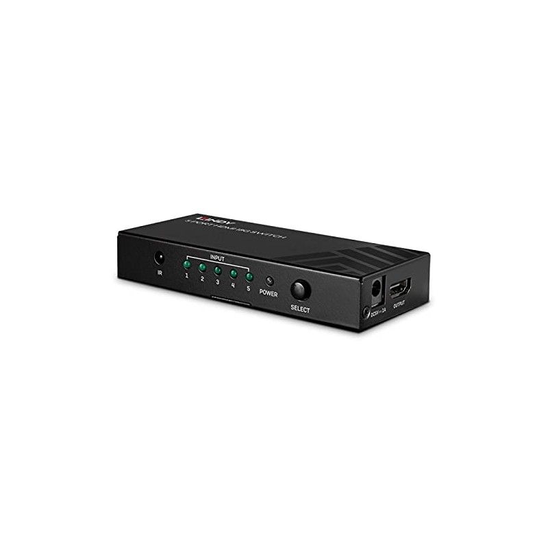 Lindy 38233 HDMI Switch 5 Port HDMI 18G