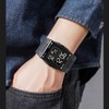 Digital Sport Watch Waterproof Stopwatch PU Leather Strap LED Luminous