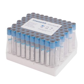 Vacutainer Blood Collection Tubes Laboratory Vacuum for Pet Animals Veterinary Laboratory Supplies 100 Pcs Wrap Packaging (PT Tube, 5ml)