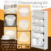 Kit de 16 piezas para hacer queso con termómetro perforado,