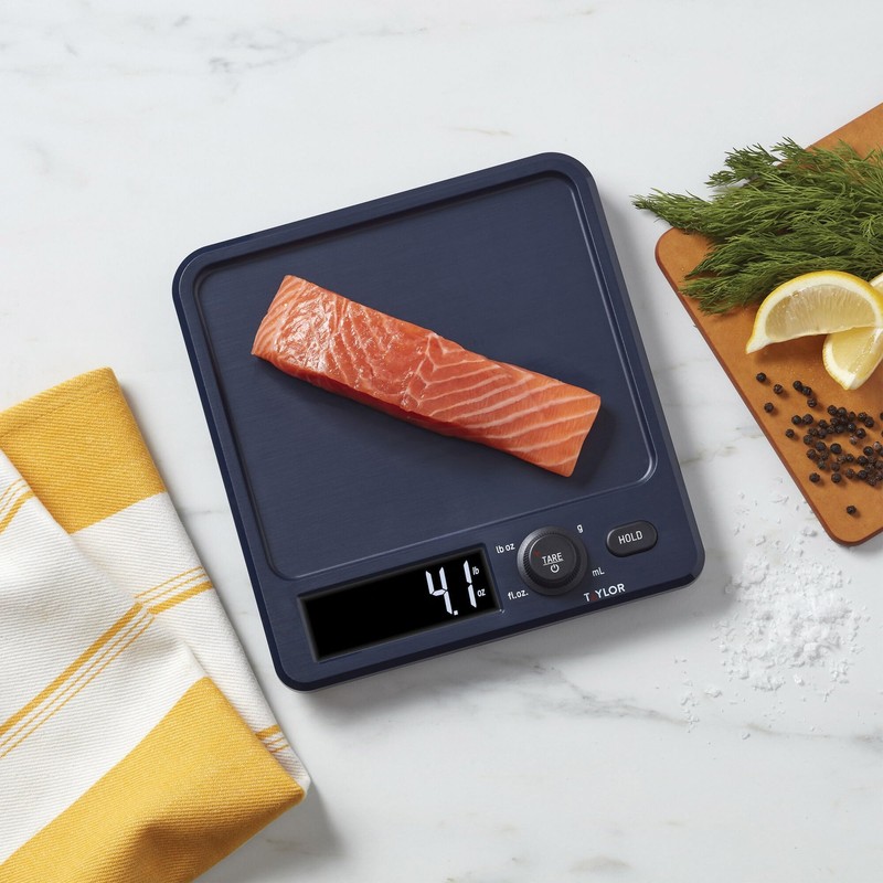 Taylor Digital Kitchen Scale with Antimicrobial Surface Plastic Body Weighs