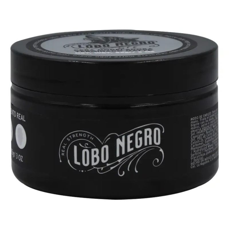 Cera Efecto Mate Cabello, Barba Y Bigote 85g Lobo Negro