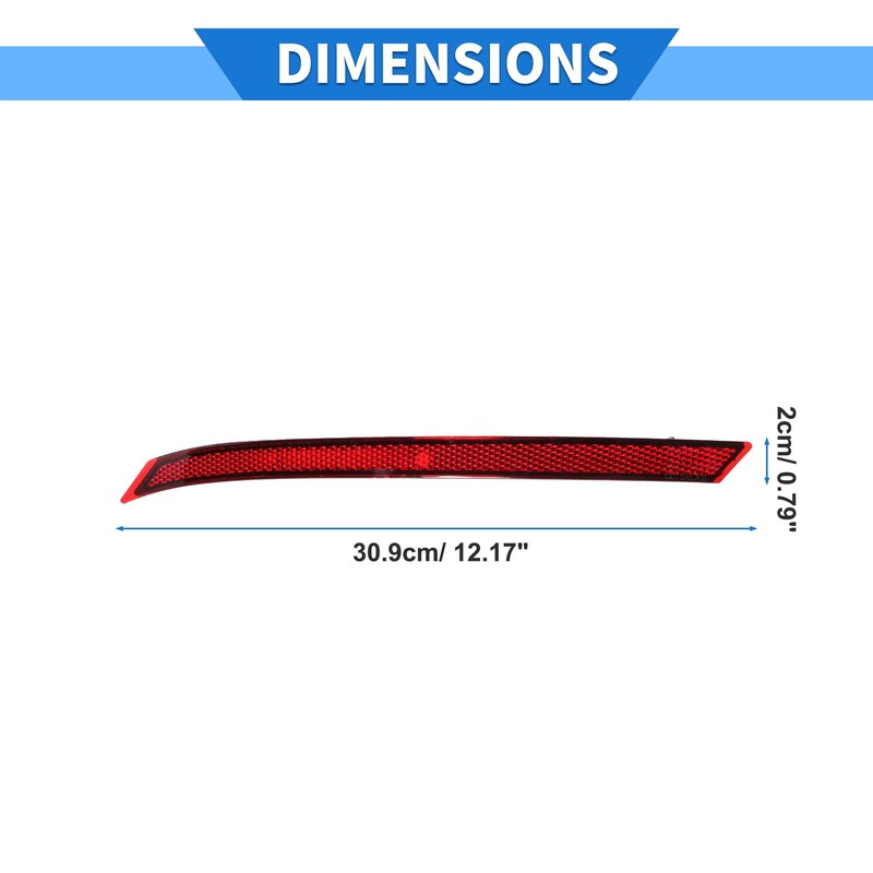 VekAuto Bumper Reflector Compatible for Land Rover Range Rover Velar
