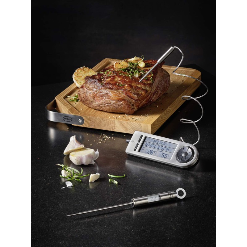RÖSLE Bratenthermometer digital, Hochwertiges Thermometer zur Bestimmung der idealen Fleischkerntemperatur