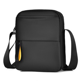 NIERBO Bolso Hombro, Bandolera Cruzado de Nailon, Bolsa Casual Mensajero con 4 bolsillos Para Ocio, Negocios y Viajes