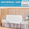Universal Bed Rail for Toddlers, Swing Down Crib Rail, with