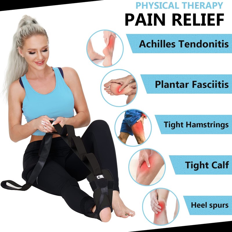 Foot and Calf Fascia Stretcher for Plantar Fasciitis, Physiotherapy Stretching