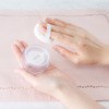 Natural Cosmetics Laboratory Powder Container with Puff, Powder Case, Powder