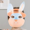 Healifty 9pcs Easter Bunny Masks Paper Animal Masks Paper Masks