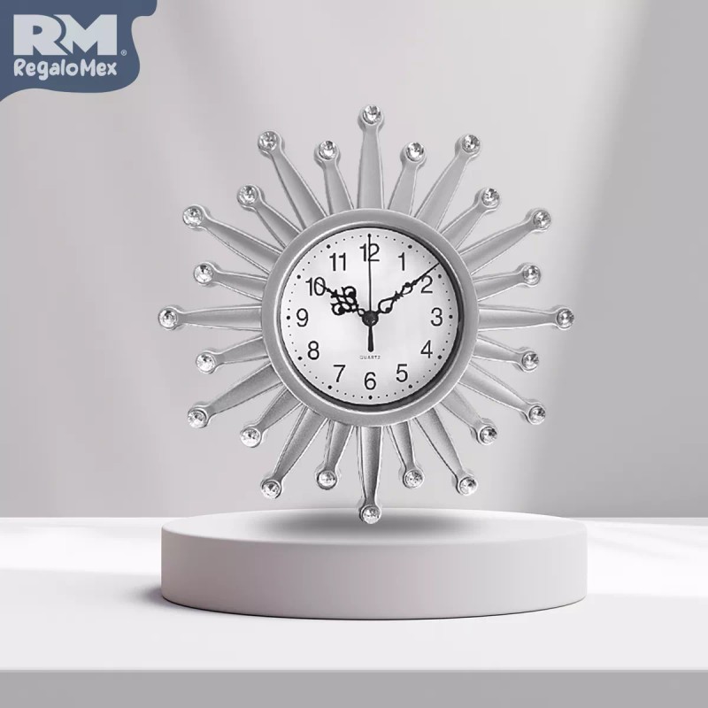 Rm Regalomex Reloj Análogo De Pared Plástico Clásico Con Cuarzo