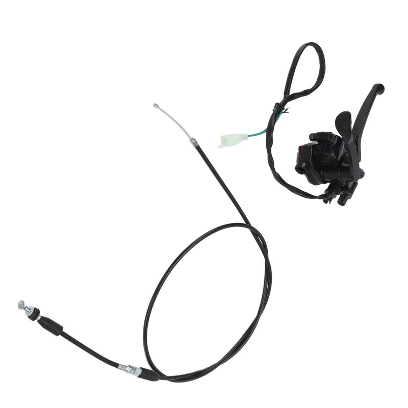 Thumb Throttle Cable with Dual Brake Lever Assy 22mm Aluminium