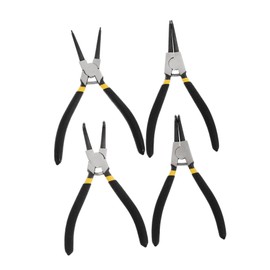 DOITOOL 4pcs Multifunctional Retainer Plier Internal External Spring Calipers Non- Handles for Maintenance Automotive and Motorcycle Use