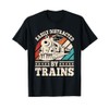 Easily Distracted By Trains Model Train Railroad Locomotive T-Shirt