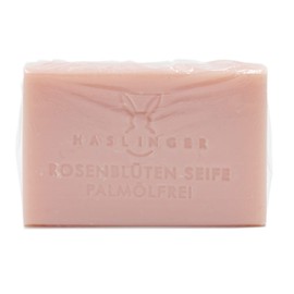 Haslinger Rose Petals Soap Palm Oil Free 100 g Item No. 54431