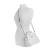 GUESS Sansa Top Handle Crossbody, White