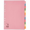 5 Star 330925 Office Subject Dividers Multipunched Manilla Card 12-Part