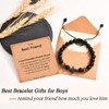 Leyung Friends Gifts for Men, Male Friends Cross Bracelet Gifts