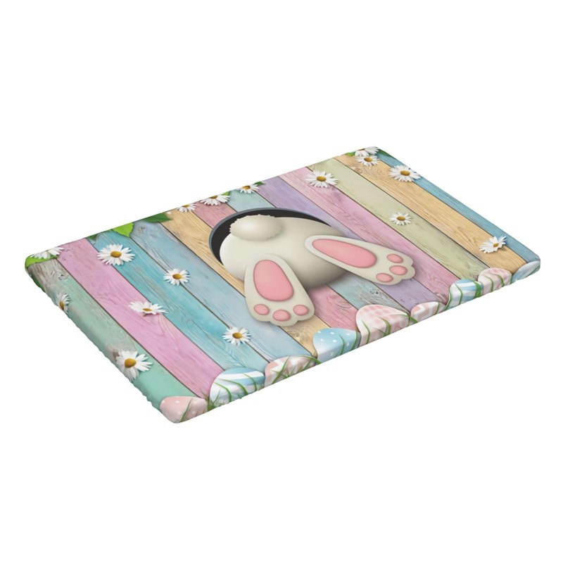 YSBYEIU Easter Decor Rectangle Tablecloth Washable Table Cloth for Kitchen