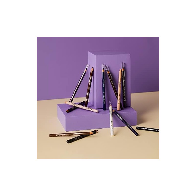Marcelle Kohl Eyeliner, White, Hypoallergenic and Fragrance-Free, 0.04 oz