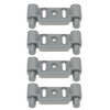 EMSea 4pcs Cupboard Door Catch 53x11x25mm for Caravan Motorhome Compatible